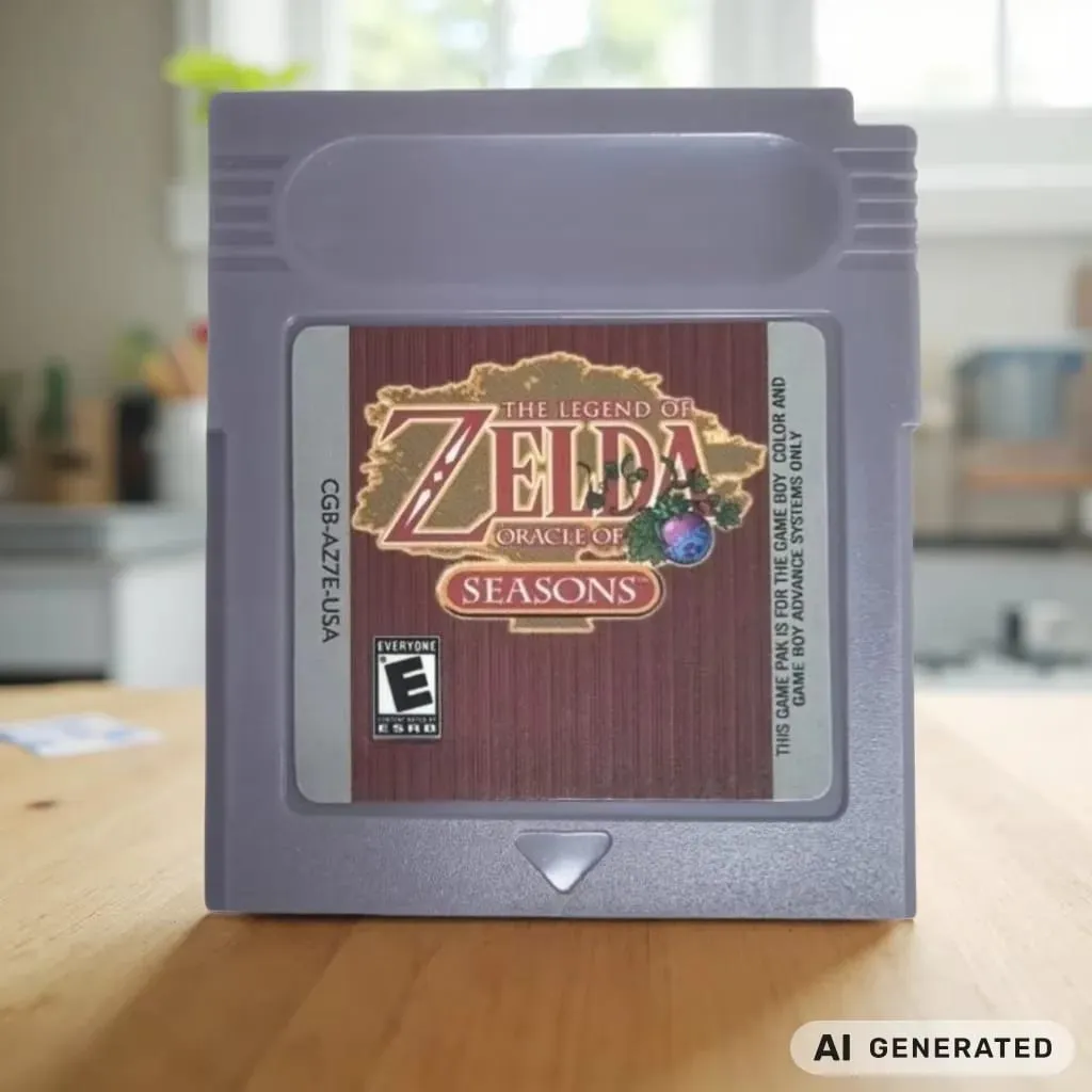 GBC Retro English Game Cartridges Legend of Zelda Awakening DX,Oracle of Seasons,Oracle of Ages,Dangan GB,Swordbird Song — image 4