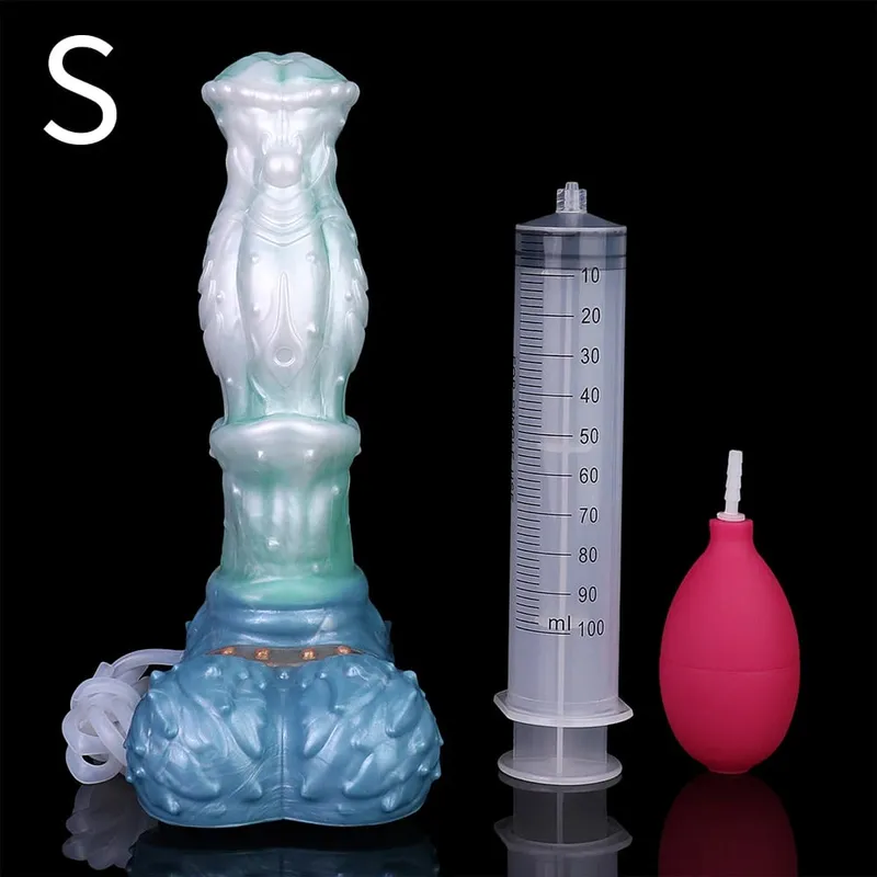 Large Squirting Horse Dildo Silicone Anal Plug Female Masturbator Prostate Massager Long Penis Adult Sex Toys for Women Men — image 17