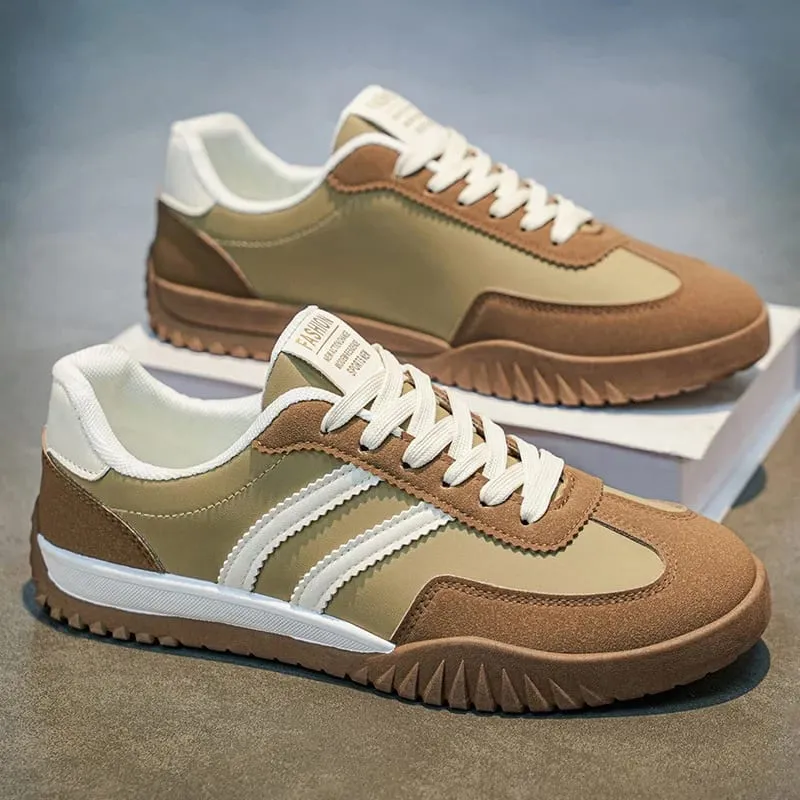 Spring New Men's Flat Shoes Outdoor Comfortable Breathable Skateboard Shoes Fashion Designer Men's Non-Slip Sneakers Zapatillas