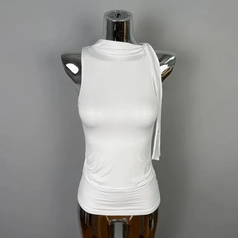 2026 Sexy Pure Desire Design Slim Women Bodycon Camisole Korean Dongdaemun Sleeveless Tank Top Solid Versatile Base Layer Top — image 10