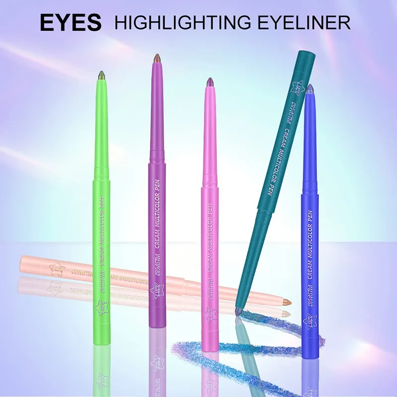 Color-changing Eyeshadow Stick Multi Chrome Eyeliner Waterproof Long Last Smooth Cream Gel Liner Eye Makeup Glitter Eye Shadow — image 6
