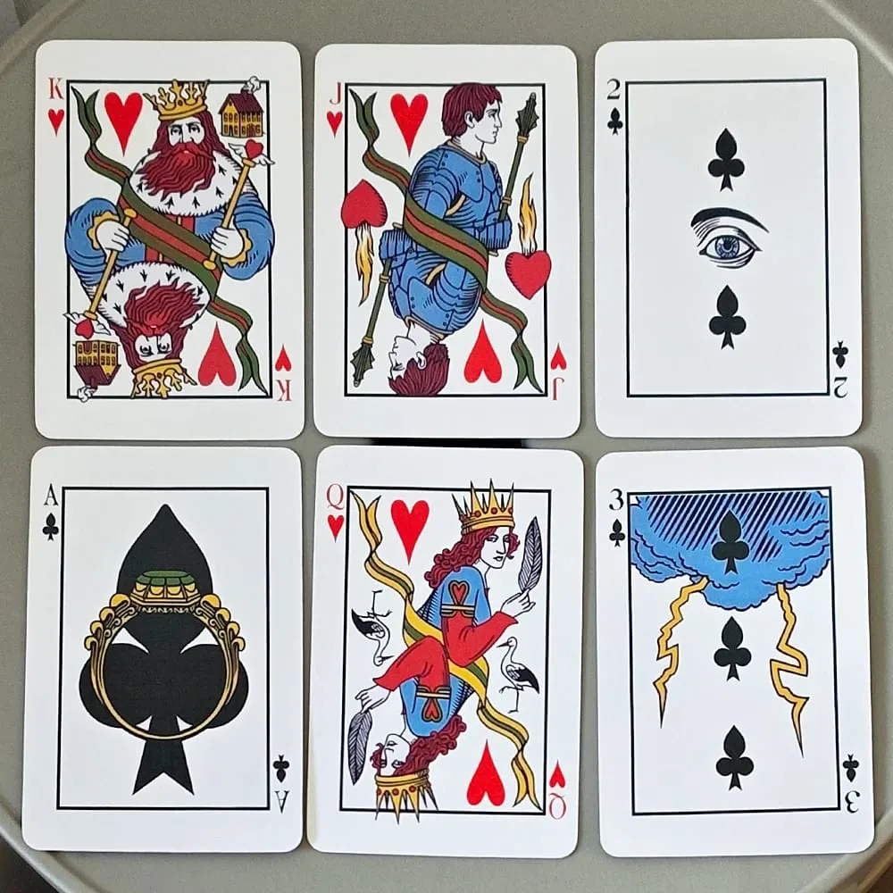 Baralho de cartas , 9*6cm, arte vintage, adivinhação e cartas de adivinhação, 54 peças, conjunto completo de pôquer, duplo relevo — image 2