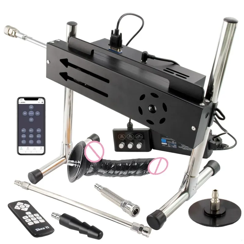 Máquina de masturbação automática super poderosa de 200w, 1-15cm, com acessórios de vibrador, suporta três controladores, máquinas sexuais — image 21