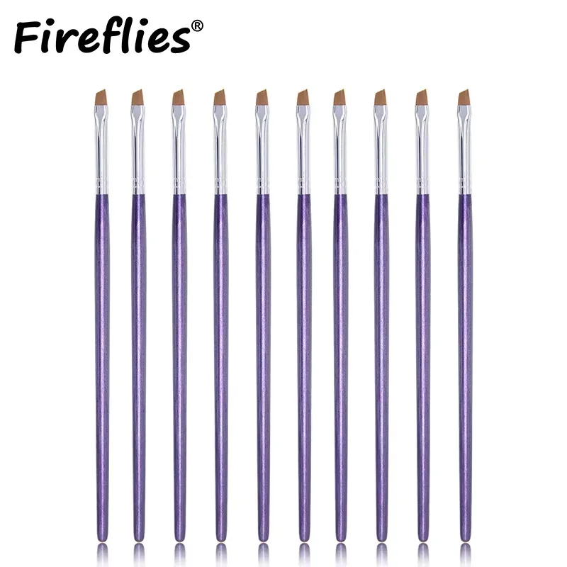 Upgrade Blade Eyeliner Brush Ultra Thin Flat Fine Eye Liner Makeup Brushes Flat Eyeliner Brush Eyebrow Make Up Tool — image 9
