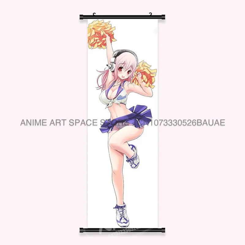 Video game Wall Artwork Canvas Scrolls Picture Anime Movie Role Poster Hanging Painting Print Home Decoration For SUPER SONICO — image 9
