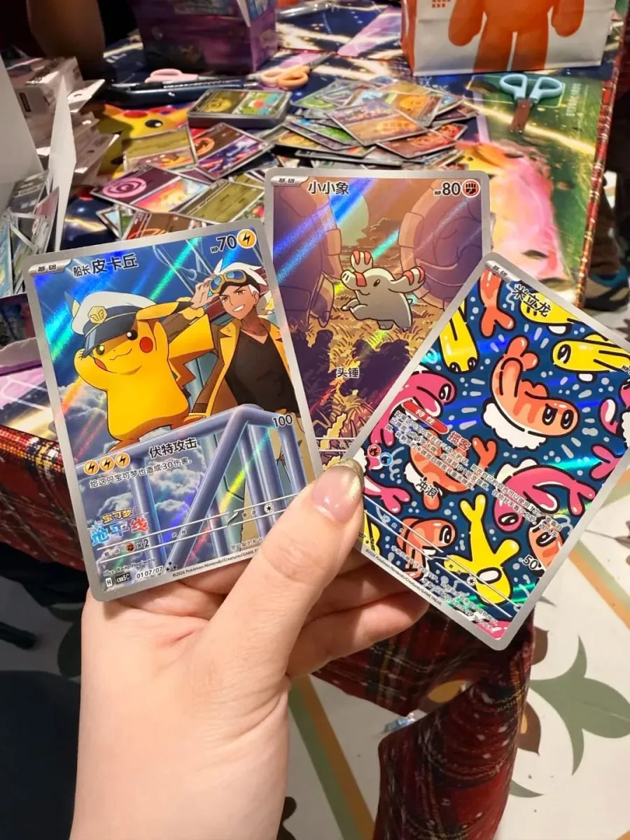 Dalam Stok 100%Kad Pokemon Asli PTCG Pek Permata Vol 5 Cina Ringkas Tcg Vol. 5 Pek Permata Permainan Kad 4 Kotak Hadiah Koleksi — image 6
