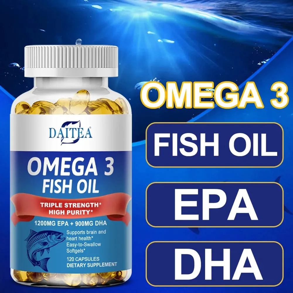 Óleo de peixe ômega 3 - para o sistema nervoso, antioxidantes para a saúde da pele e do cabelo - fácil de engolir — image 3