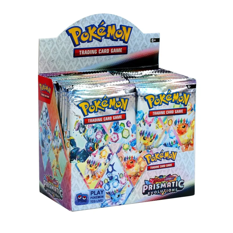 360Pcs/Set Pokemon Card MEGA EVOLUTION Chaos Rising Prismatic Evolutions Black Bolt English Booster Battle Transaction Card — image 1