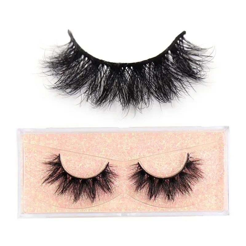 3D Mink Lashes Soft Hair False Eyelashes Fluffy Volume Wispy Fake Eyelashes Extension Makeup