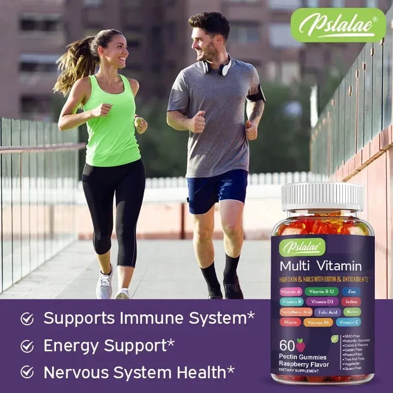 Multivitamin Gummies - Upang Magbigay ng Enerhiya para sa Balat ng Buhok at Mga Kuko Suporta sa Kalusugan ng Immune Pangkalahatang Kalusugan — image 5