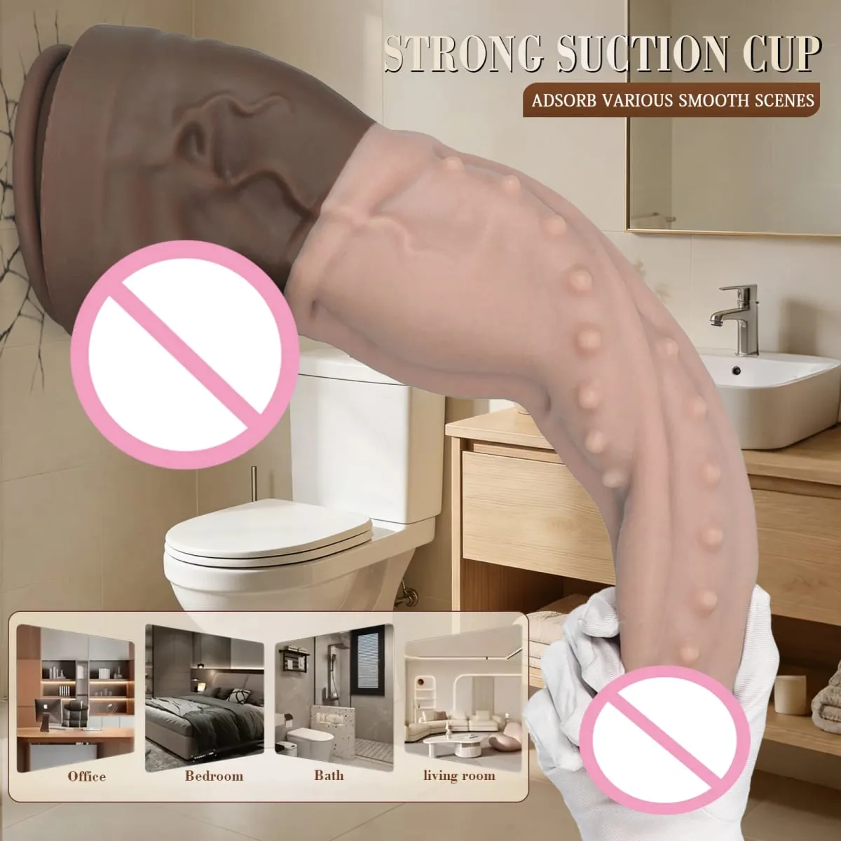 New Double Layer Silicone Big Dildo Realistic Fake Long Dick Penis Butt Plug Adult Sex Toys For Woman Men Vagina Anal Massager18 — image 2