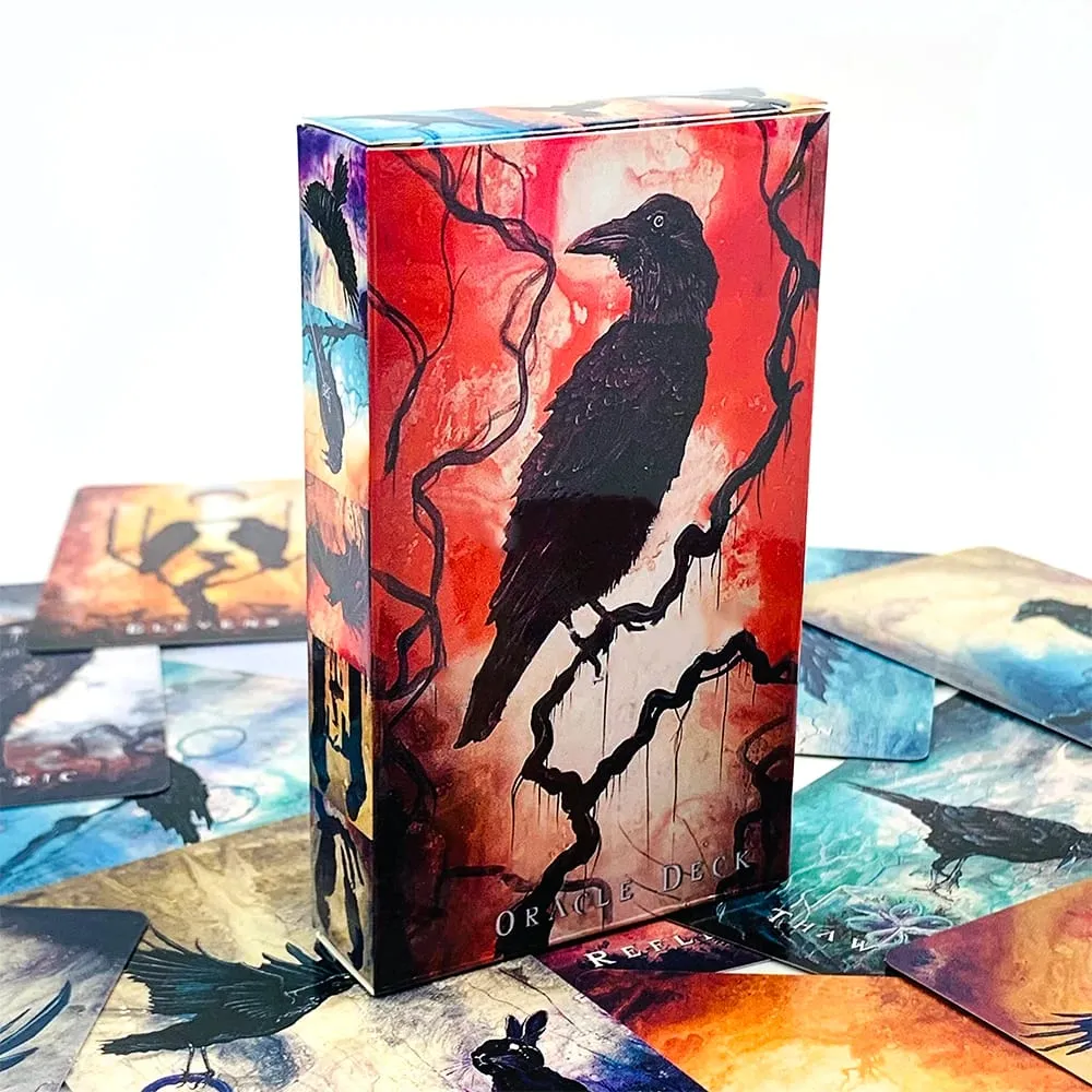 Exquisite Oracle Deck A 53 Cards Oracle Deck With Featuring Surreal & Fantasy Raven Art Perfect For Divination & Gift Giving — image 3