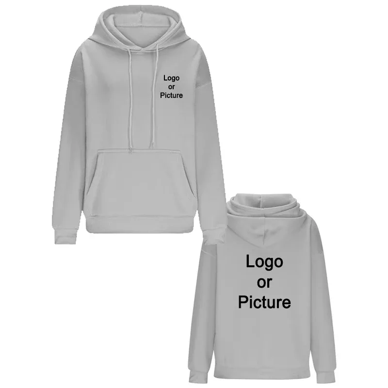 Gör-det-själv-design Oversize-huvtröjor Dammode Skräddarsytt tryckt lös långärmad axel Drop Cuff Sweathsirts Pullovers Sudadera — image 20
