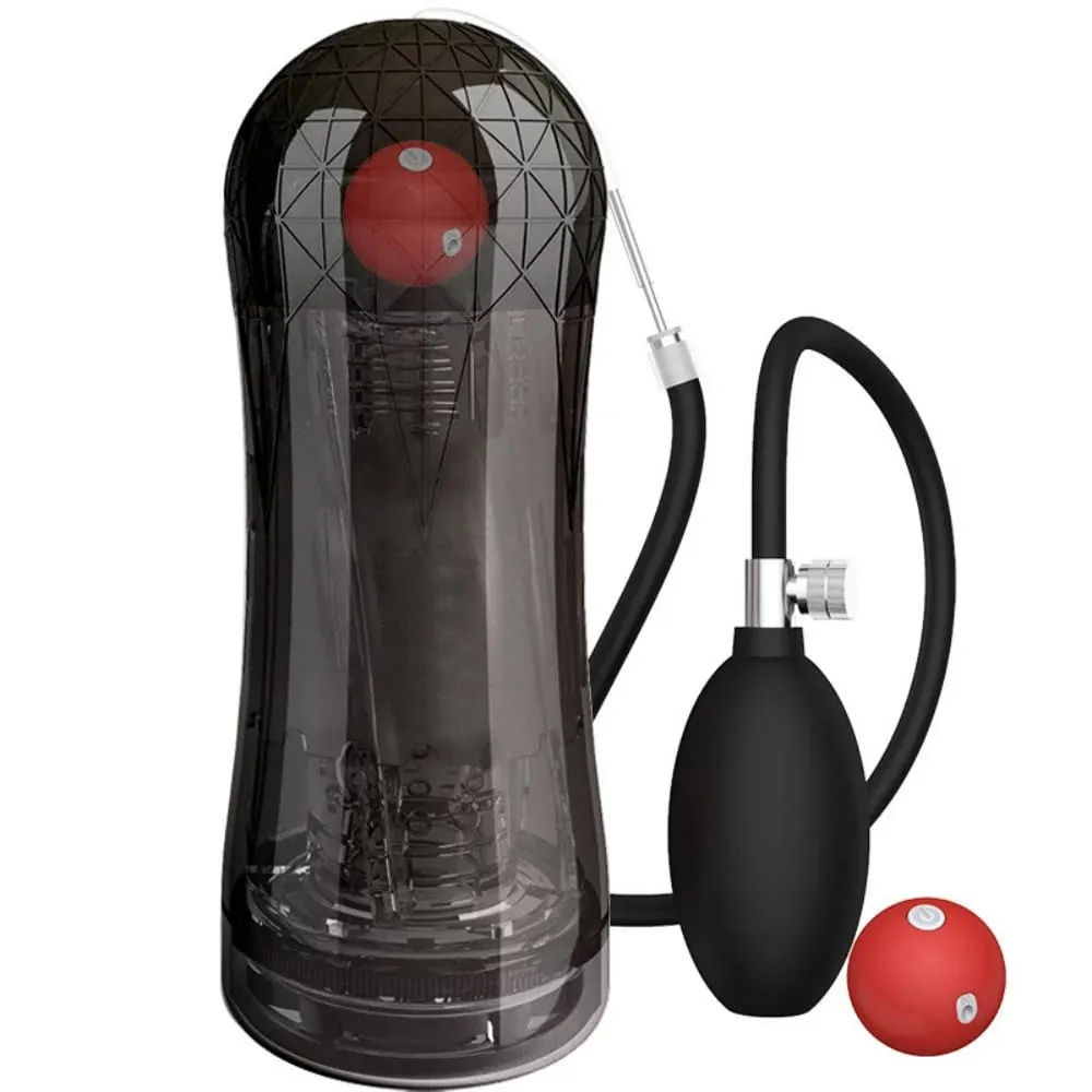 Male Masturbation Cup Adult Products Pocket Pussy Glans Stimulator Penis Trainer Inflatable Bulb Squeeze Sex Toys For Men — image 1