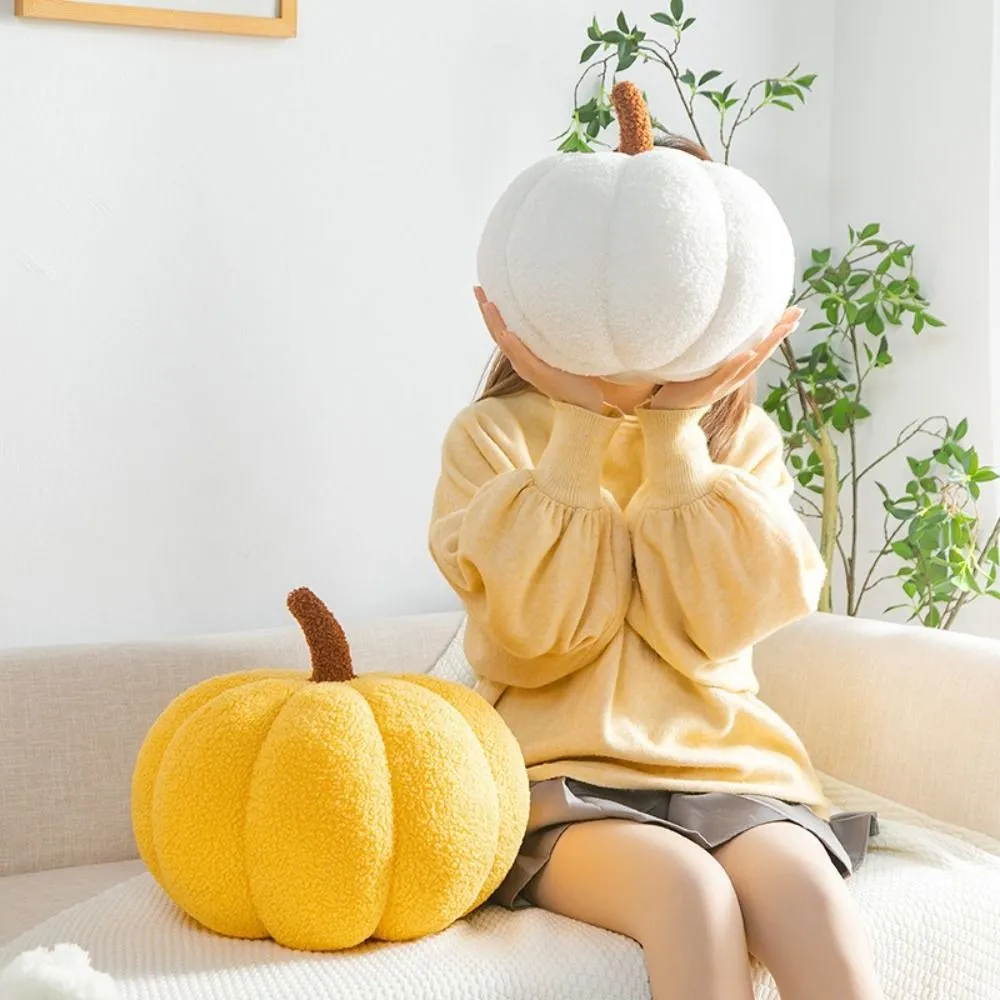 Home Decor Cotton Pumpkin Pillow Cute Soft Pumpkin Pillow Simulated Pumpkin Soft Back Cushion — image 6