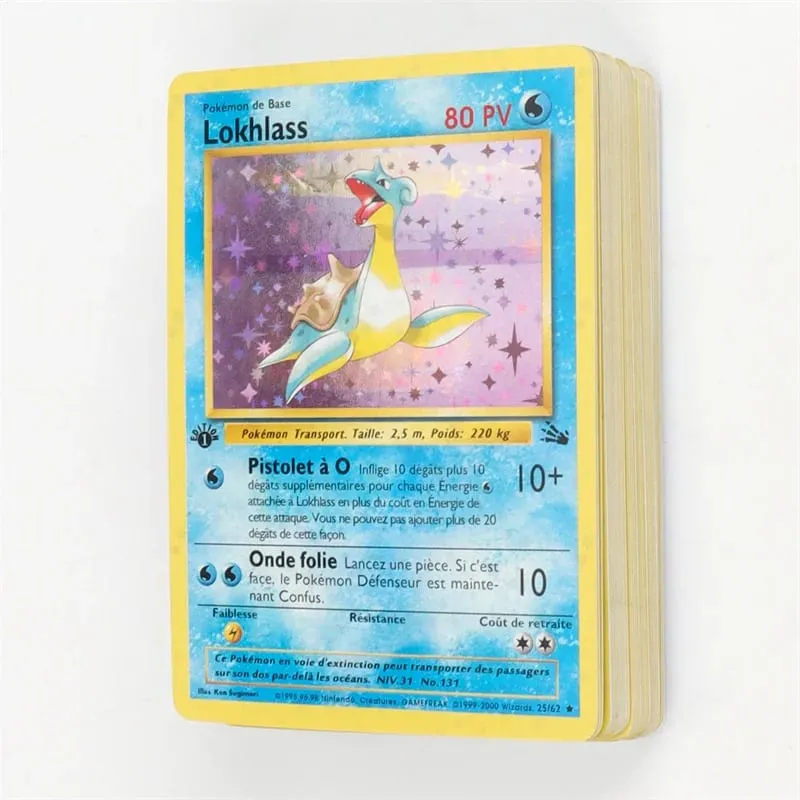 French Version 1996 Year 1st Edition Pokémon card Charizard Pikachu Mewtwo Blastoise Collecting card toys 151Pcs boxed — image 3