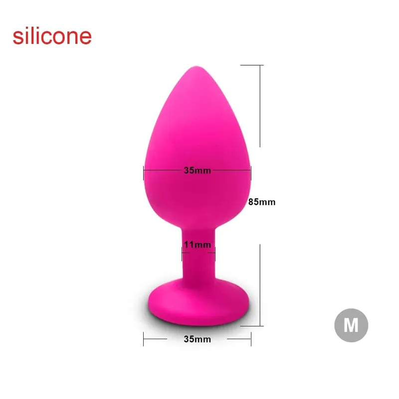 Anal Toy Soft Silicone Anal Plug for Beginner Butt Plug Men Women Gay Couples Anal Prostate Stimulator Adult Masturbator Sex Toy — image 15