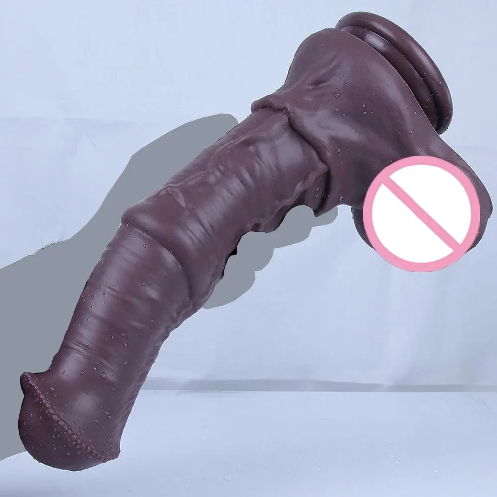 S/M/L Huge Dildo Realistic Animal Horse Penis High Simulation Sex Toys With Suction Cup Anal Plug for Adults Masturbation Orgasm — image 4