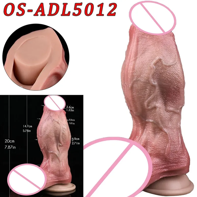 47cm Makatotohanang Mahabang Dildos Double Head Anal Vaginal Stimulator Sex Toy na May Sucker Para sa Lesbian Couples Gay Men Adult Tools — image 18