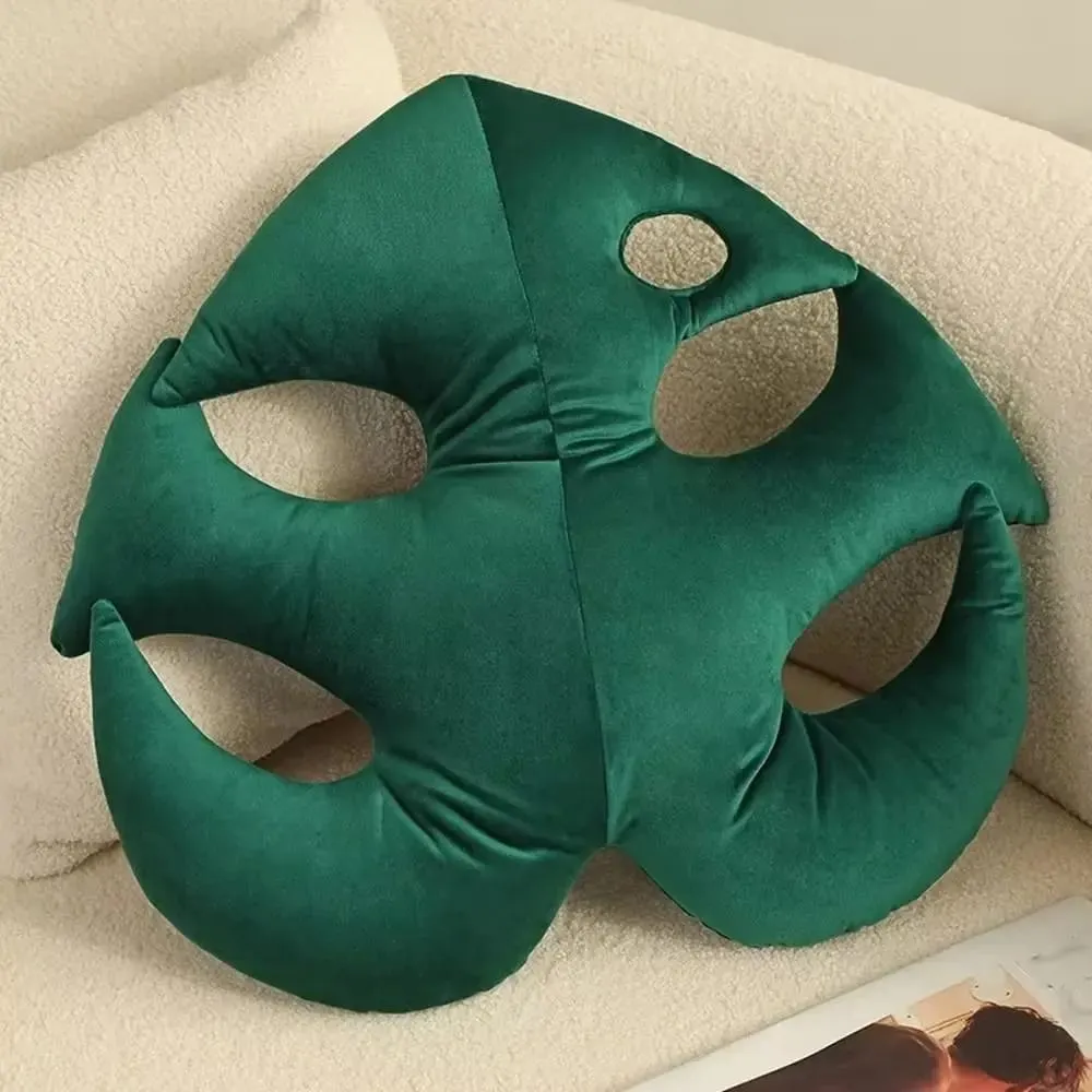 New Cartoon Creative Leaf Back Cushion Home Indoor Decor Adult Pillow Cushion Green Plant Leaf Leaf Cushions — image 2