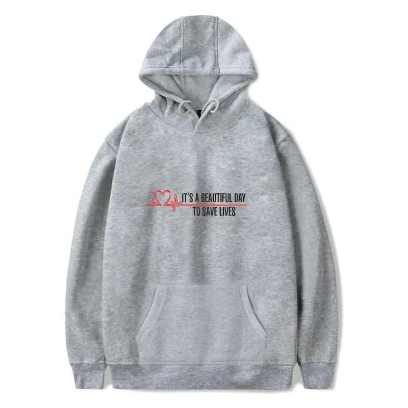 Harajuku Gray's Anatomy Tumblr Greys Anatomy printed Hoodies Sweatshirts Men/Women Comfortable Sweatshirt Adult/Child Pullovers — image 4