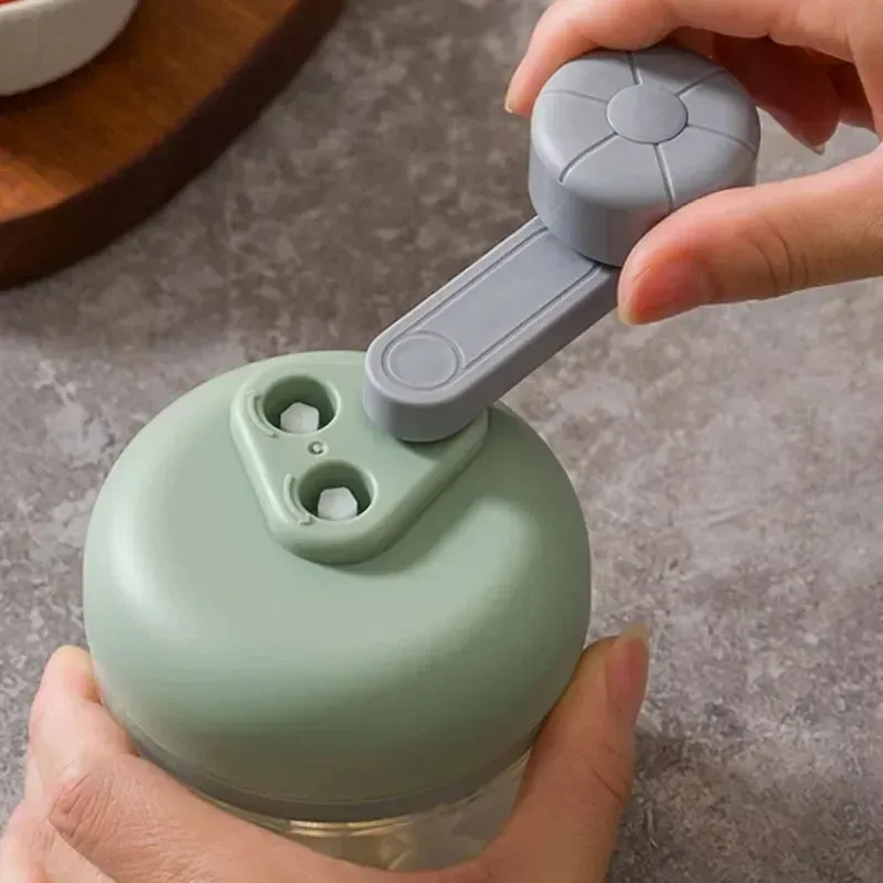 Multifunctional Vegetable Chopper Small Food Processor Manual Hand-Cranked Food Chopper Mincer Tool Garlic Kitchen Gadgets — image 9