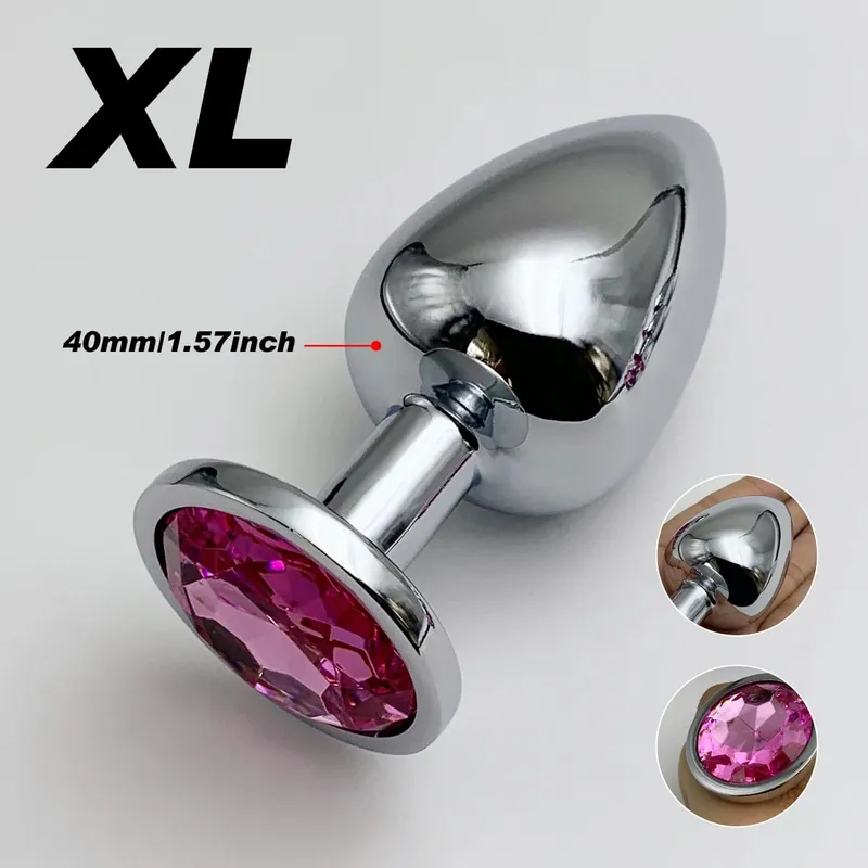 Anal plugs size 5 options metal butt plugs anal stimulation sex toys Prostate massage beginner to expert G-spot massage — image 11