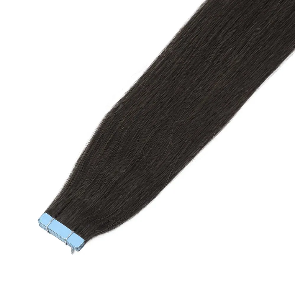 Tape in Hair Extensions Human Hair Blonde Seamless Tape Hair Extensions 4x0.8cm Skin Weft PU Tape On Hair 20PCS 12"-22"