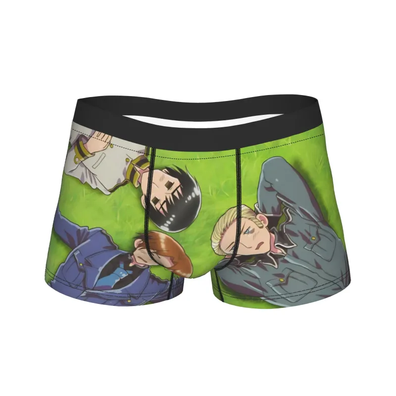 Hetalia World Stars Masculino Boxer Shorts Cuecas aconchegantes — image 9
