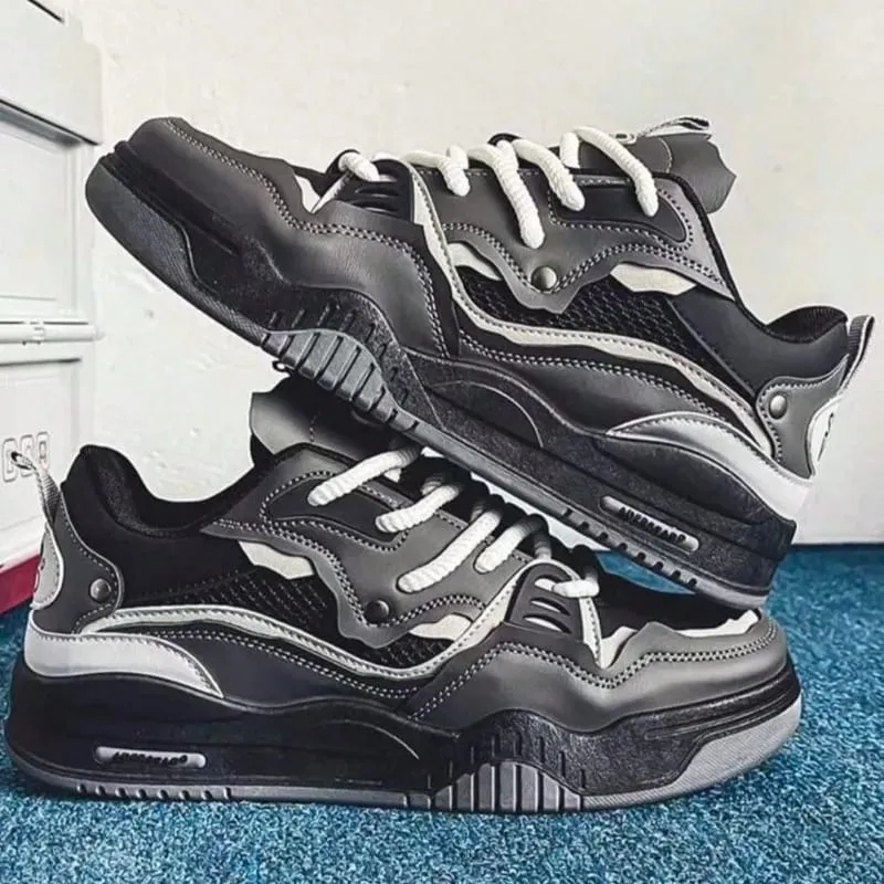 Casual Shoes for Men Board Shoes Patchwork Skating Sports Running Sneakers Non-Slip Soles Fashion Mens Sneakers Tenis Masculino — image 6