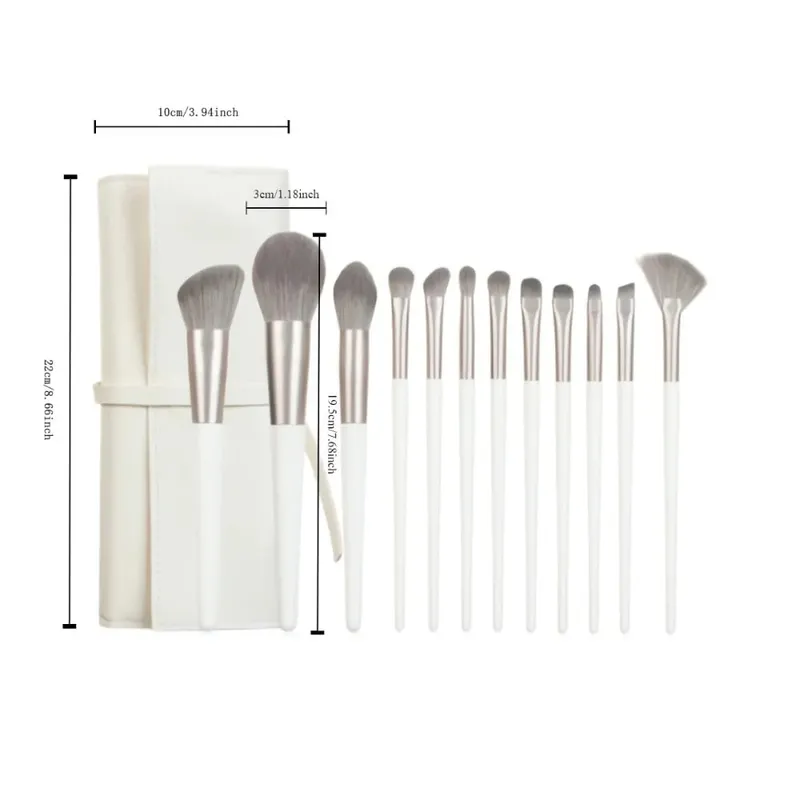 1-14pcs Makeup Brushes Tools Set Make Up Brush Tools Kits for Eyeshadow Eyeliner Cosmetics Brushes Maquiagem Soft Skin-Friendly — image 8
