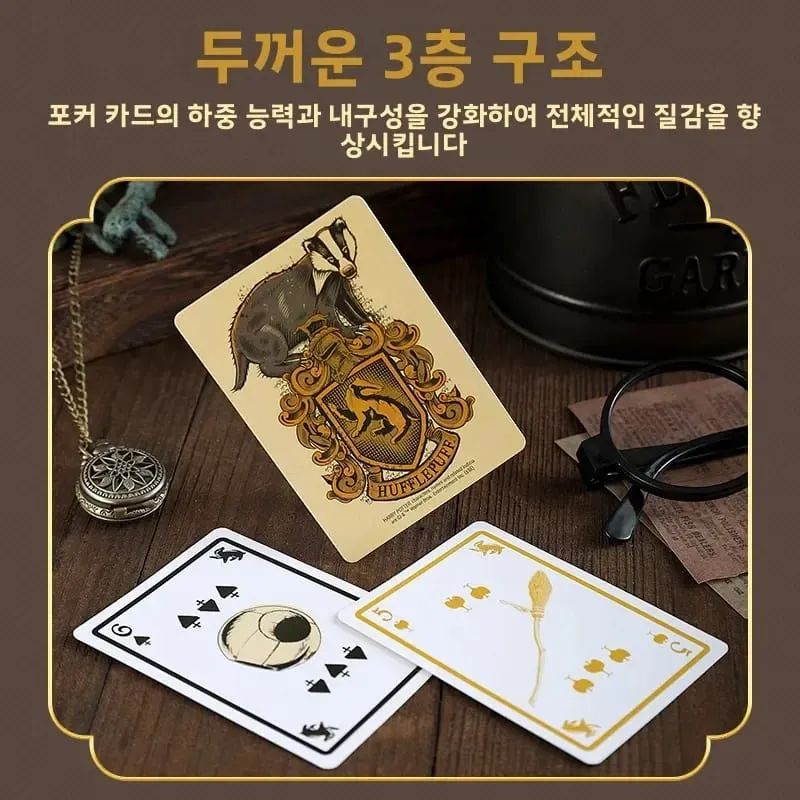 harry potter Four Colleges Poker Cards Movies TV Toys Series Magic Playing Card Entertainment Game Toy Badge Poker Figure Gift — image 5