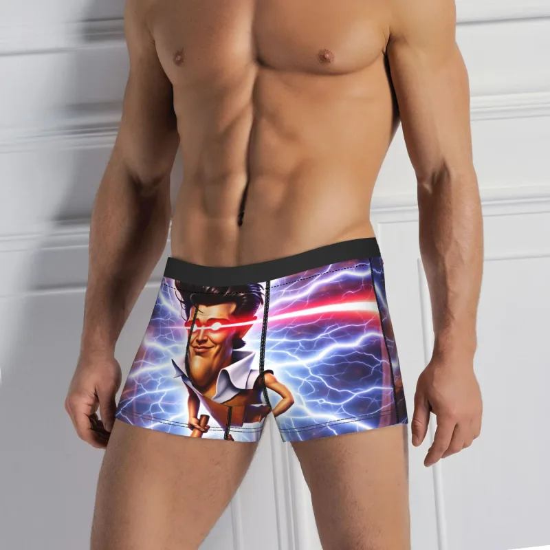 Charlie Kirk Meme Boxer Shorts Bolsa Cueca de Alta Qualidade Alfândega Shorts Cuecas Novidade Calcinhas Masculinas Plus Size 2XL — image 7