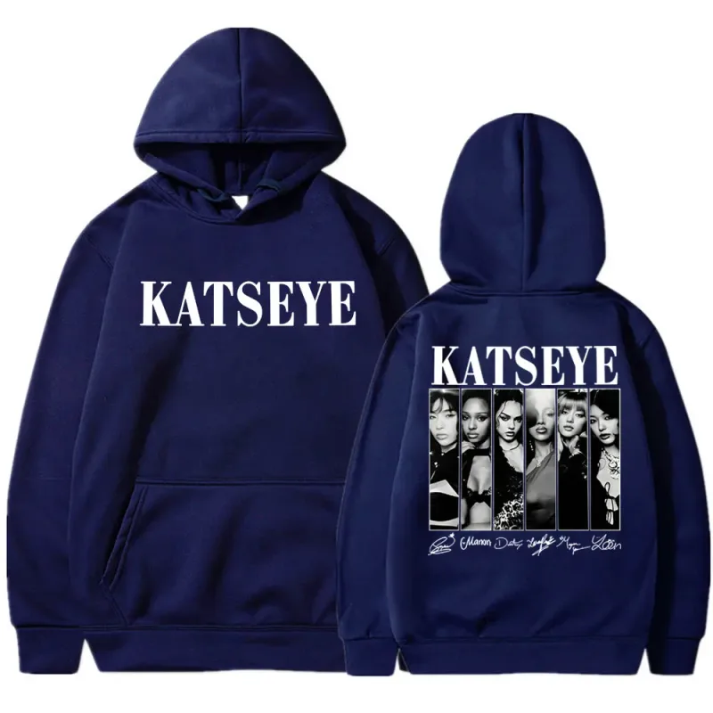 Limted Kpop Katseye Print Hoodies Vintage Trendy Men Women Y2k Hoody Sweatshirt Fleece Oversized Tracksuit Streetwear Fans Gifts — image 15