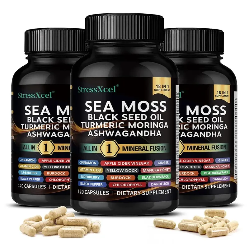 Sea Moss Supplement - Supports Thyroid Health Antioxidant Anti-aging Improve Immunity Detox Beauty Health — image 11