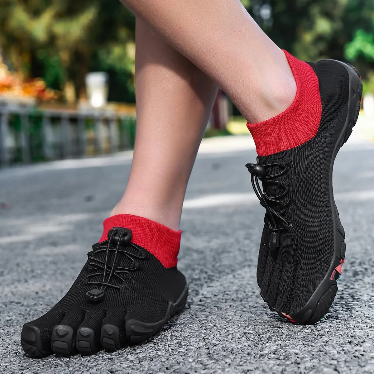 2026 New Men FiveFingers Casual Sneakers Unisex Split Toe Shoe Men Outdoor Off-road Shoes Couple Five Toe Running Shoes
