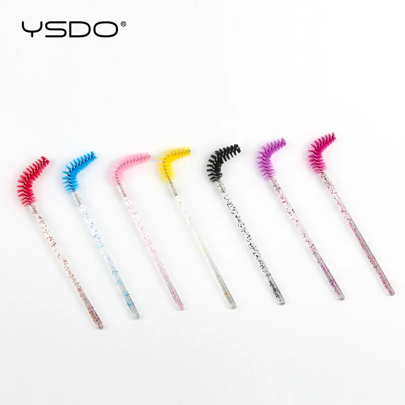 5/25/50pcs Crystal Eyelash Makeup Brushes Professional Eyebrow Extension Brush Eye Lashes Beauty Tool for Makeup Artists — image 5