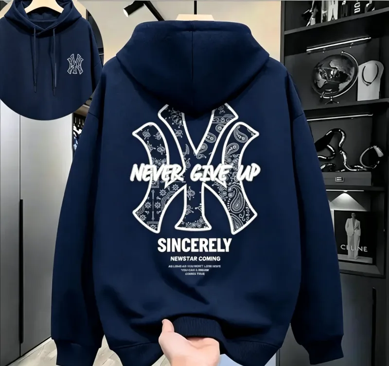 2026 Couple Collection - New Men's Hoodie for Autumn_Winter - American Retro Style — image 2