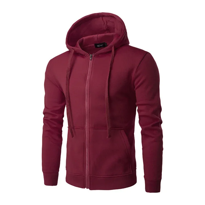 spring autumn Men Sweatshirts Long Sleeve Hoodie Zipper cardigan Male/woman Hoodies Sweatshirt Slim Fit Hoodie Male Clothing — image 11