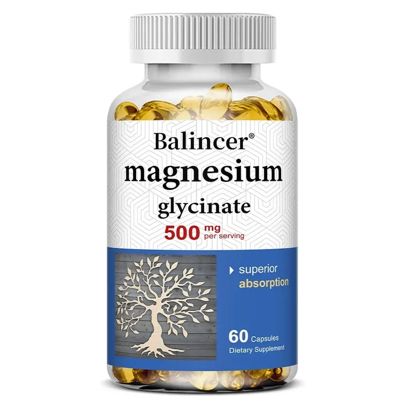 Kapsul Magnesium Glycinate 500mg - Menyokong Sendi Otot dan Kesihatan Jantung Menggalakkan Tidur Nyenyak — image 9
