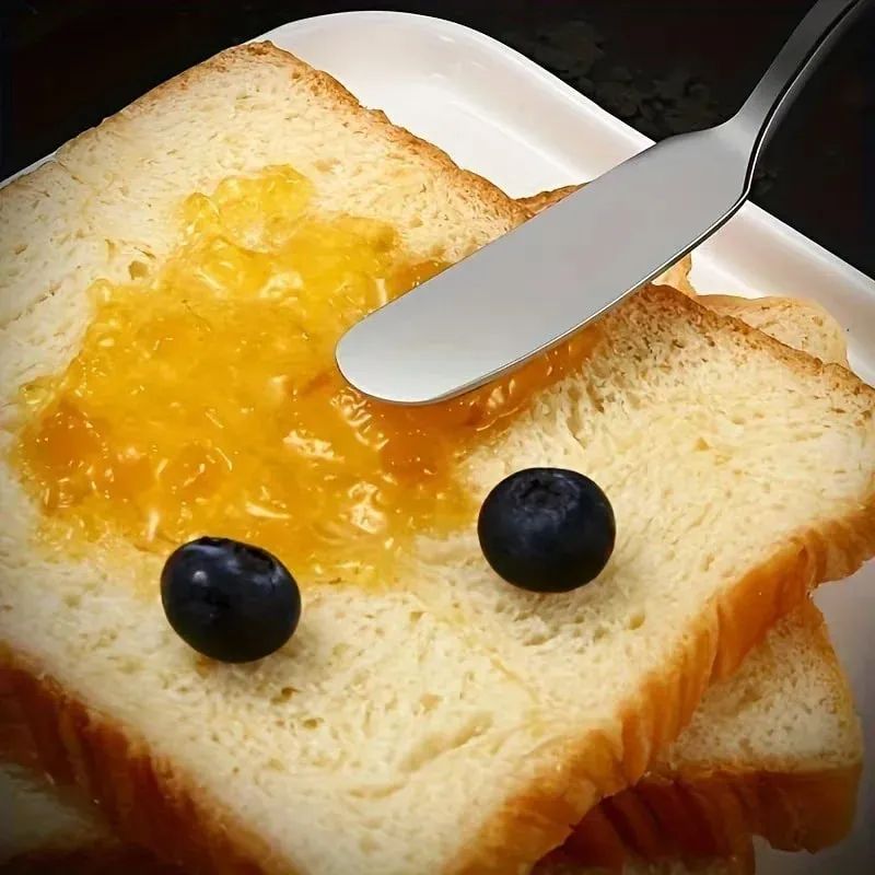 Stainless Steel Cheese Butter Spreader - Multipurpose Knife for Sandwiches Jams Bread Condiments & Appetizers Kitchen Essent