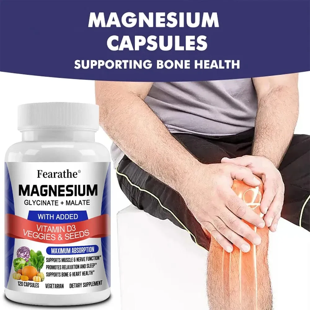 Magnesium Malate + Magnesium Glycinate Help Boost Immunity Promote Joint and Bone Marrow Health and Improve Sleep Quality — image 5