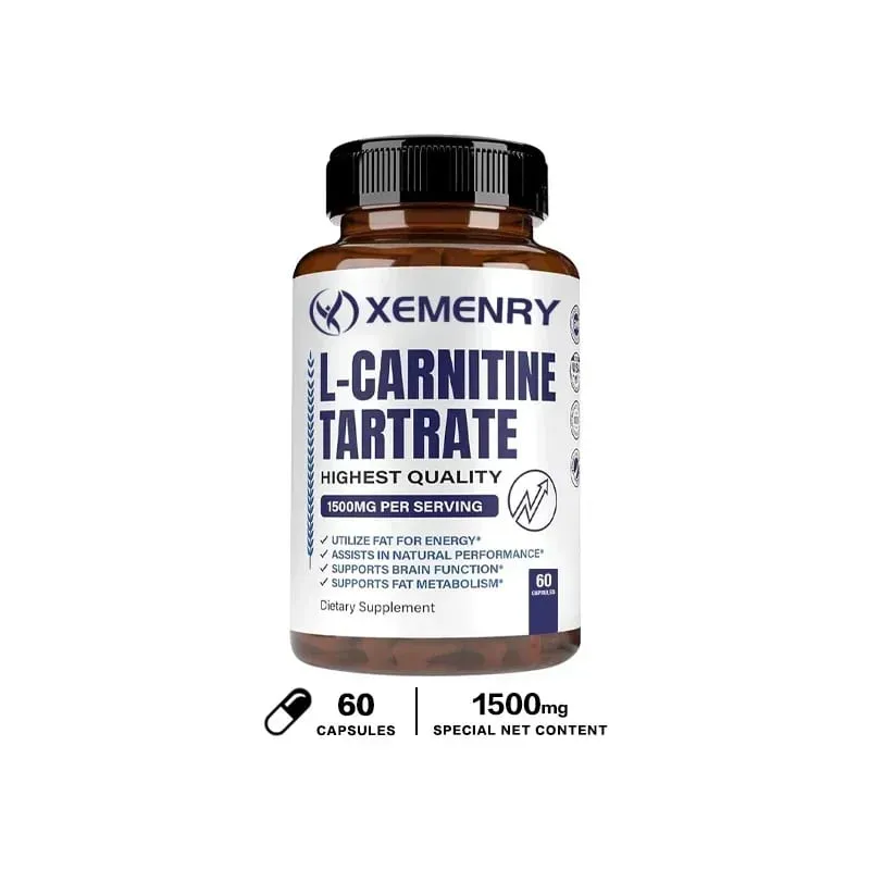 Capsules premium de tartrate de L-carnitine 1500 mg - La production d'énergie naturelle soutient le métabolisme — image 8