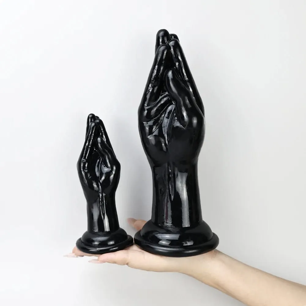 4 Sizes Huge Hands Finger Anal Plug Clear Arm Anus Prostate Massage Big Butt Plug G Spot Masturbation Gay Sex Toys For Women Men — image 6
