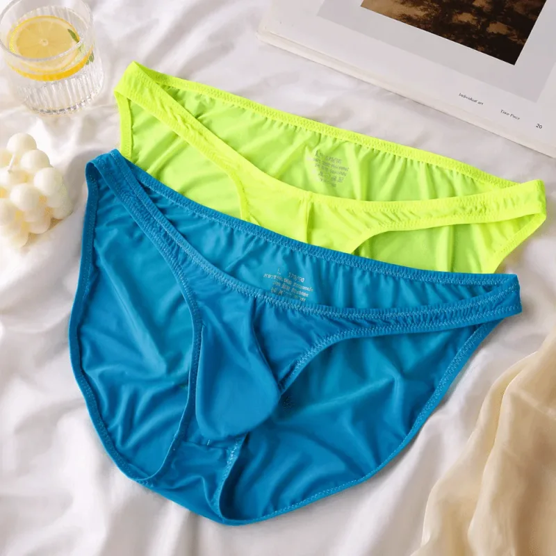 Quick-Dry Ultra-Thin Ice Silk กางเกงชั้นในชายไม่มีรอยต่อชุดชั้นใน U-Pouch ชุดชั้นในกางเกงตาข่าย Travel — image 10