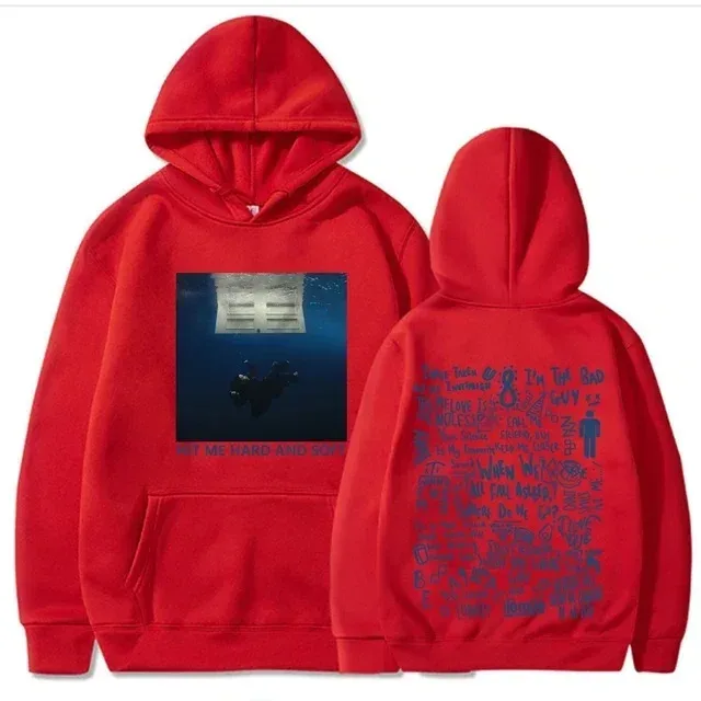 Hit Me Hard and Soft Tour Hoodie Billie Pullover Men Singer Graphic Printing Autumn Winter Fleece Sweatshirts for Fans — image 11