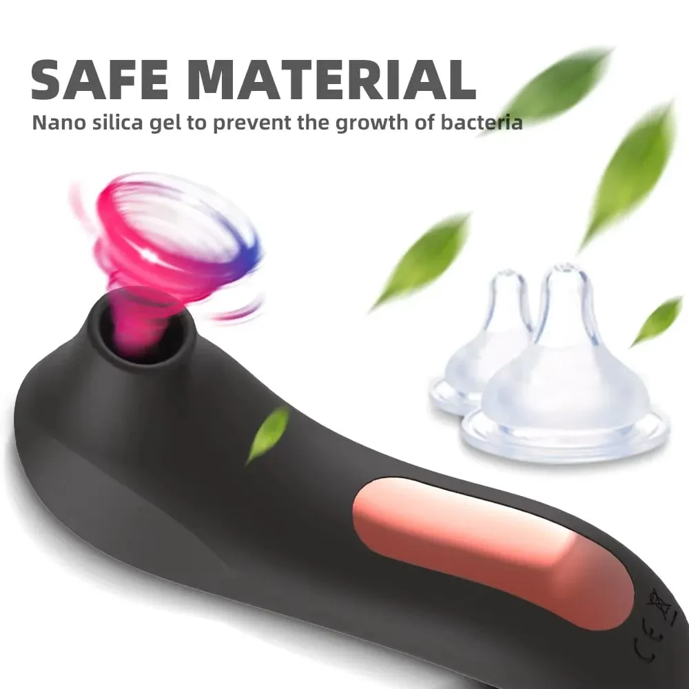 Clit Sucker Vagina Sucking Vibrator Clitoris Stimulator Blowjob Oral Nipple Licking Sex Toy for Women Masturbator Erotic Product — image 3