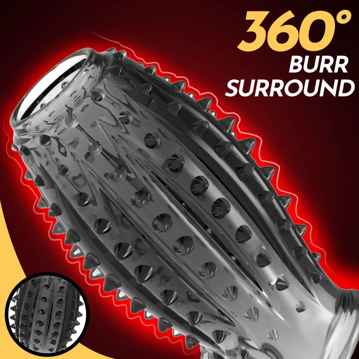G-spot stimulate Penis Enlargement Sex Toys For Men Cock Ring Stretcher Extender Sleeve Reusable Condoms Goods Adults Products — image 4