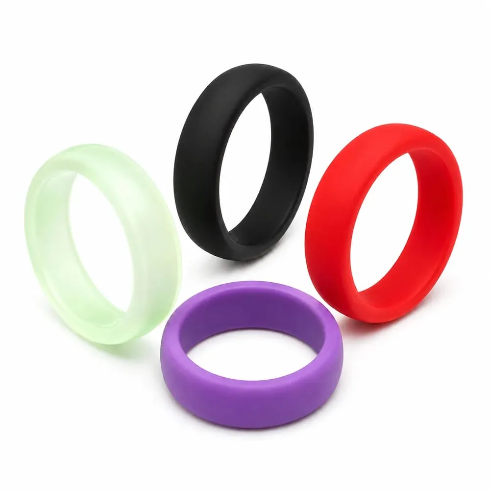 Silicone Penis Ring Cock Ring Erection Ring Delay Ejaculation Fixed Stamina Enhancer Sex Toys Adult Male Couples Long Lasting — image 1