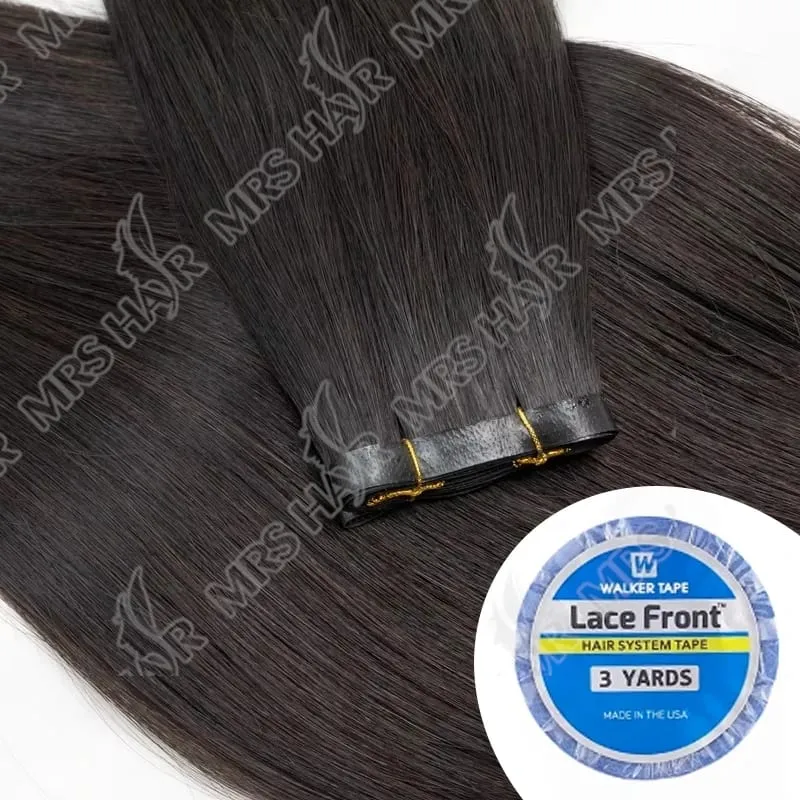 Invisible Long Flat PU Weft Bundles Human Hair Injected Seamless PU Skin Weft Hair Extension No Glue Tape On Hair Bundle 12"-22"